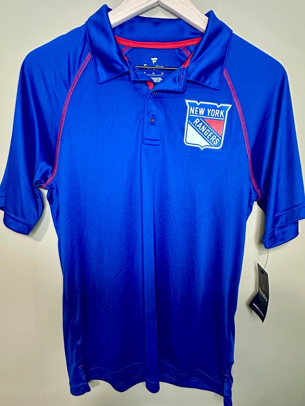 Fanatics New York Rangers Performance Polo Men’s M NWT